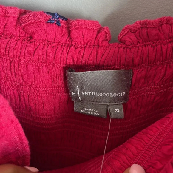 NEW Anthropologie Bonnie Smocked Midi Dress - Picture 9 of 12